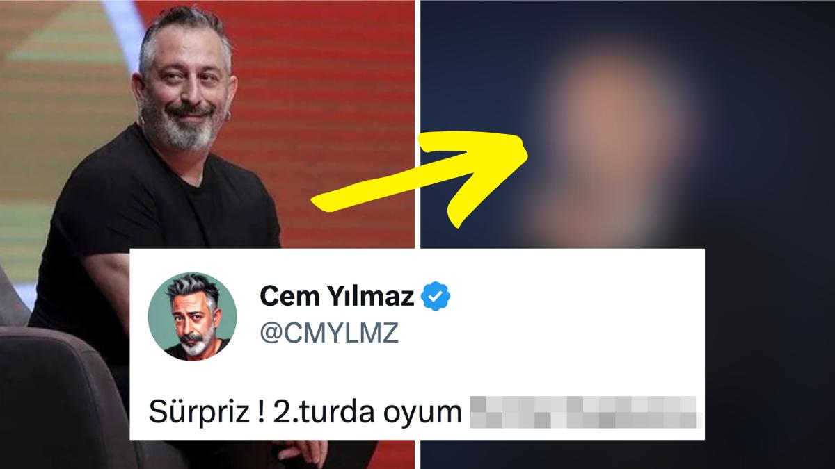 14 Mayıs'ta Kılıçdaroğlu'na Oy Veren Cem Yılmaz, İkinci Cins Tercihini "Sürpriz!" İletisi ile Açıkladı!