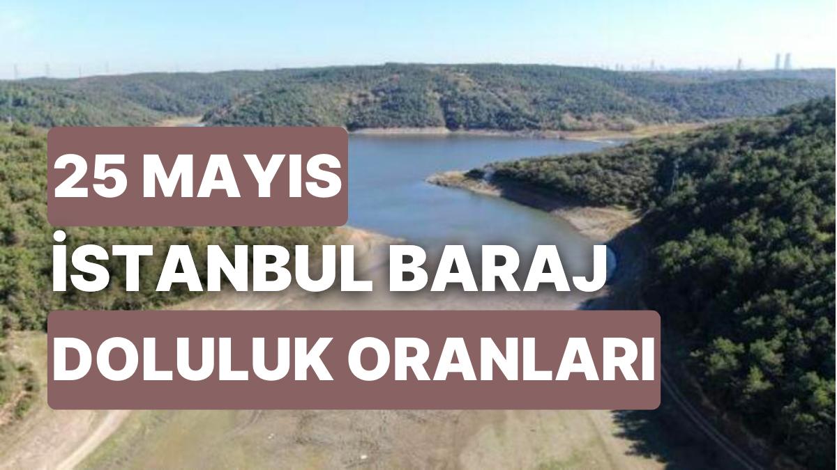 25 Mayıs Perşembe İstanbul Baraj Doluluk Oranlarında Son Durum: İstanbul’da Barajların Yüzde Kaçı Dolu?