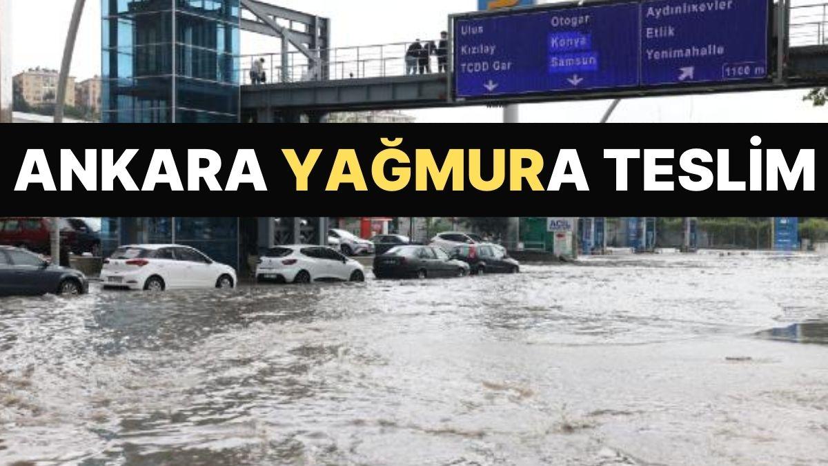 Ankara Yağmur'a Teslim: Ankara Valiliği'nden İkaz