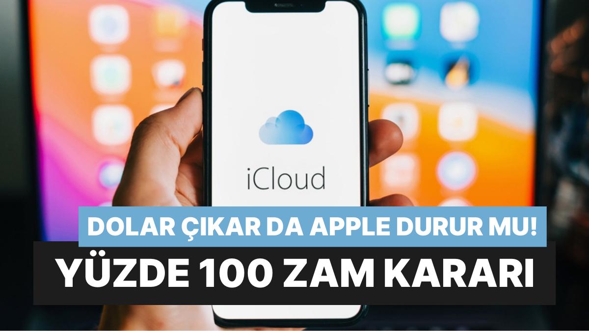 Apple'dan Yüzde 100 Artırım Kararı: İşte iCloud Aboneliklerinde Yeni Tarife