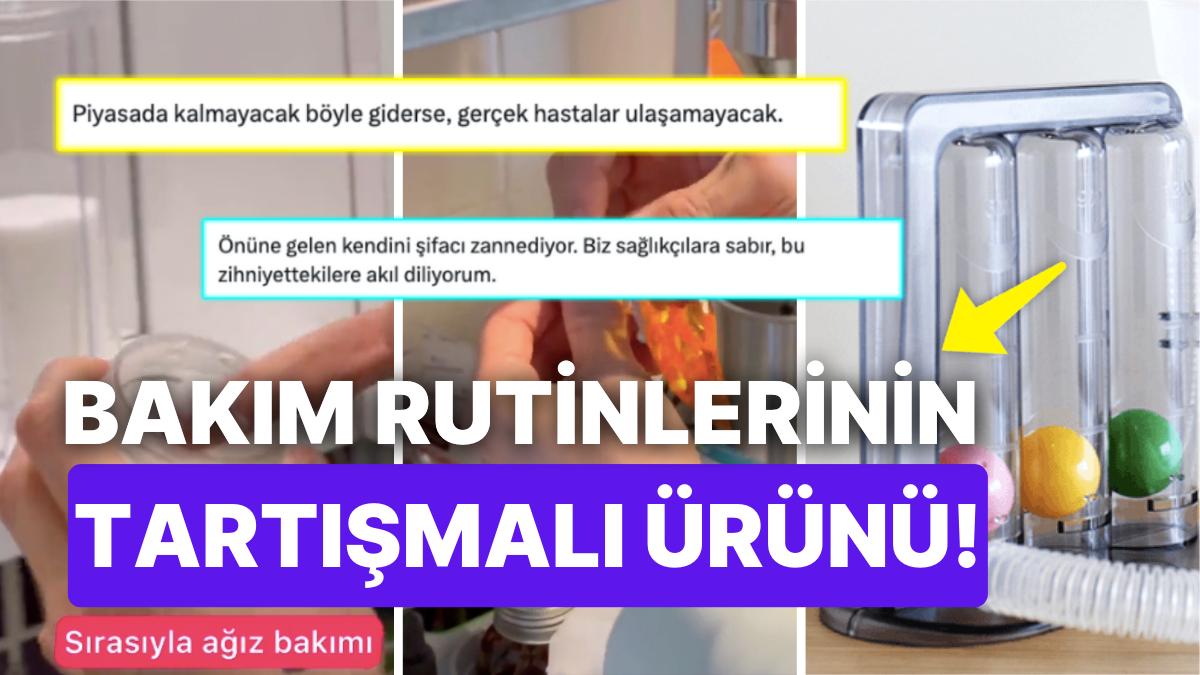 Bakım Yapmadan Duramıyorum Diyenlerin Kararsız Kaldığı "Solunum Antrenman Aleti" Yine Tartışma Yarattı!