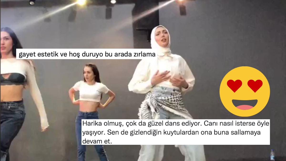 Bir Bayanın Dans Etmesini Yalnızca Başı Kapalı Olduğu İçin Eleştiren Kullanıcıya Gelen Kapak Üzere Cevaplar!