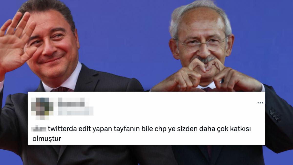 "Biz Olmasaydık CHP Bu Kadar Oy Alamazdı" Diyen Ali Babacan, Twitter Mizahından Nasibini Aldı