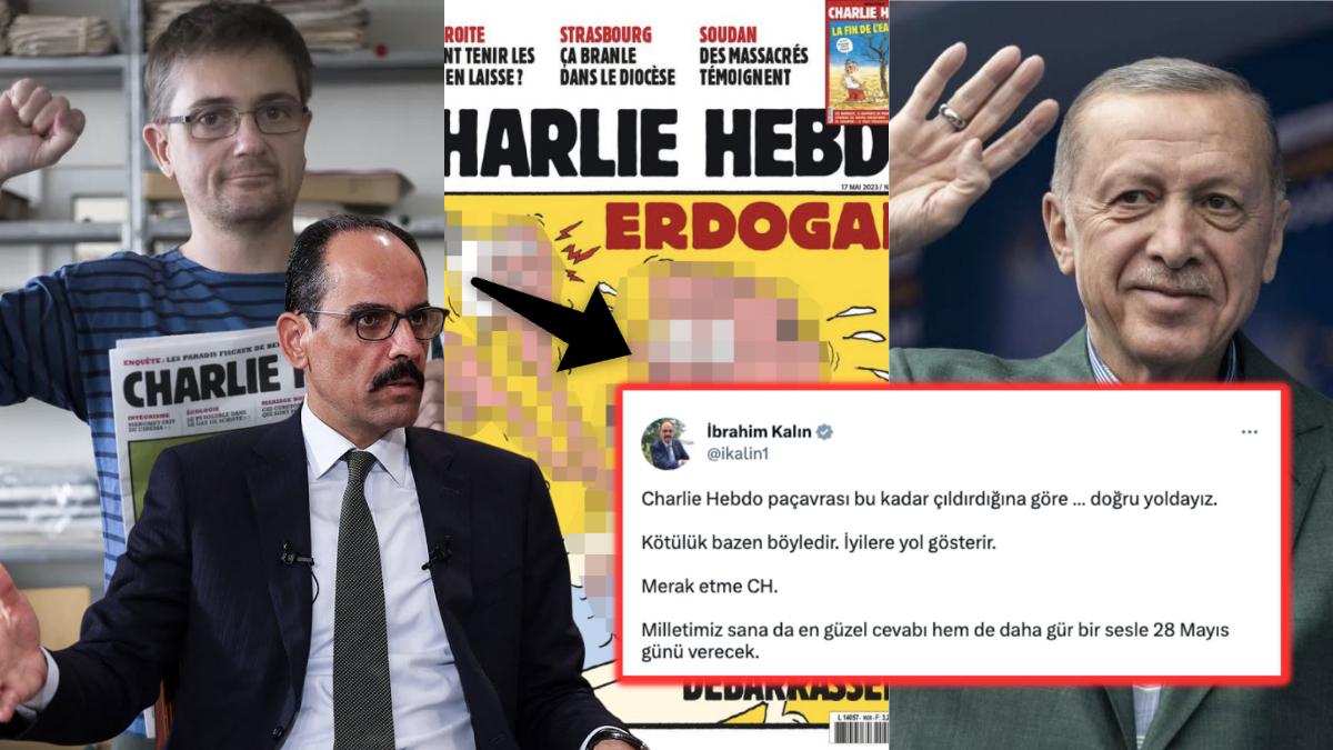 Charlie Hebdo'nun Recep Tayyip Erdoğan Karikatürüne Cumhurbaşkanlığı'ndan Sert Reaksiyon