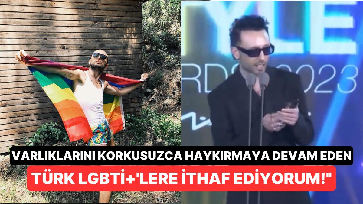 Elle Style Awards Gecesinde Ödül Alan Mabel Matiz Mükafatını Türk LGBTİ+'lere İthaf Etti!