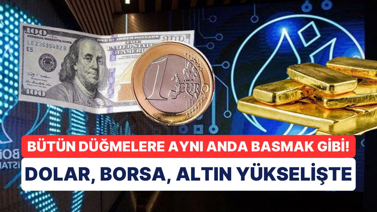 Faiz Kararı Rekor Getirdi: Dolar, Borsa, Altın Yükselişte!