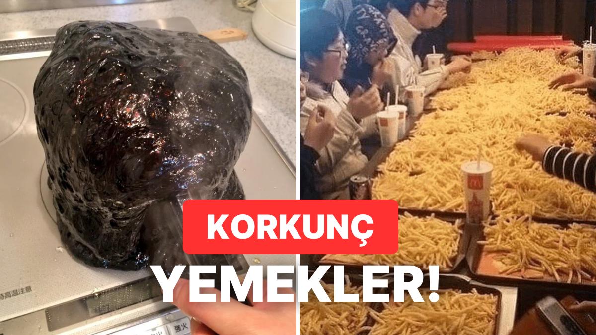 Görünce İştahınızı Kaçırıp Yemek Yemeye Tövbe Ettirecek Dünyanın En Enteresan ve Dehşetli Yemek Fotoğrafları!