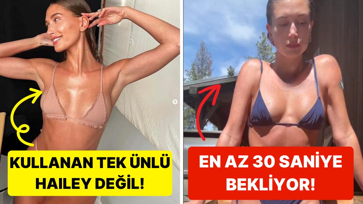 Hailey Bieber'in Gerilim ile Savaşmak İçin Kullandığı Enteresan Yol Gündem Oldu!