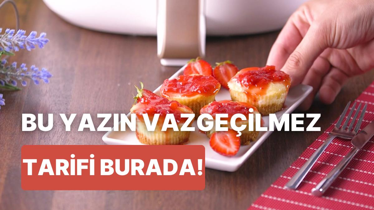 Her Isırıkta "Bir Tane Daha Yiyeceğim" Diyeceğiniz Kadar Lezzetli Porsiyonluk Cheesecake