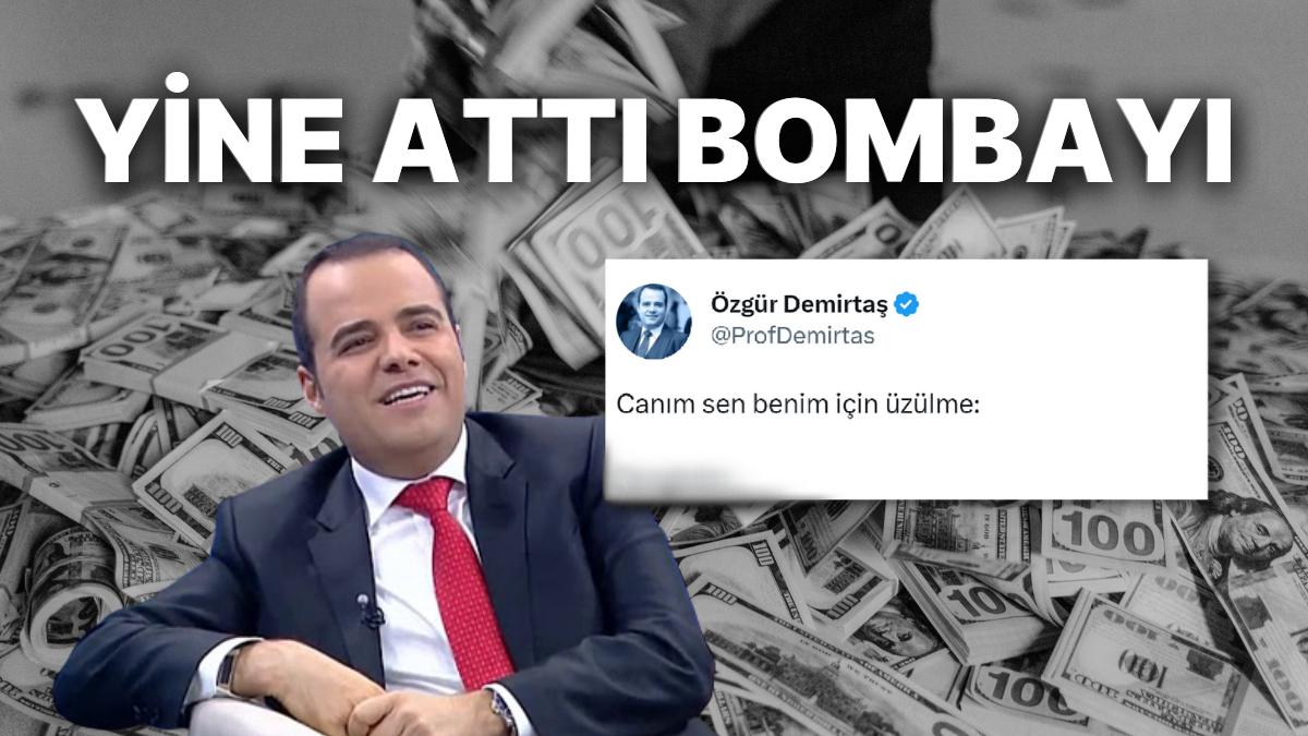 Hocam Füze Atsaydın! Özgür Demirtaş'ın Takipçisine 'Zenginim' İtirafı Olay Oldu