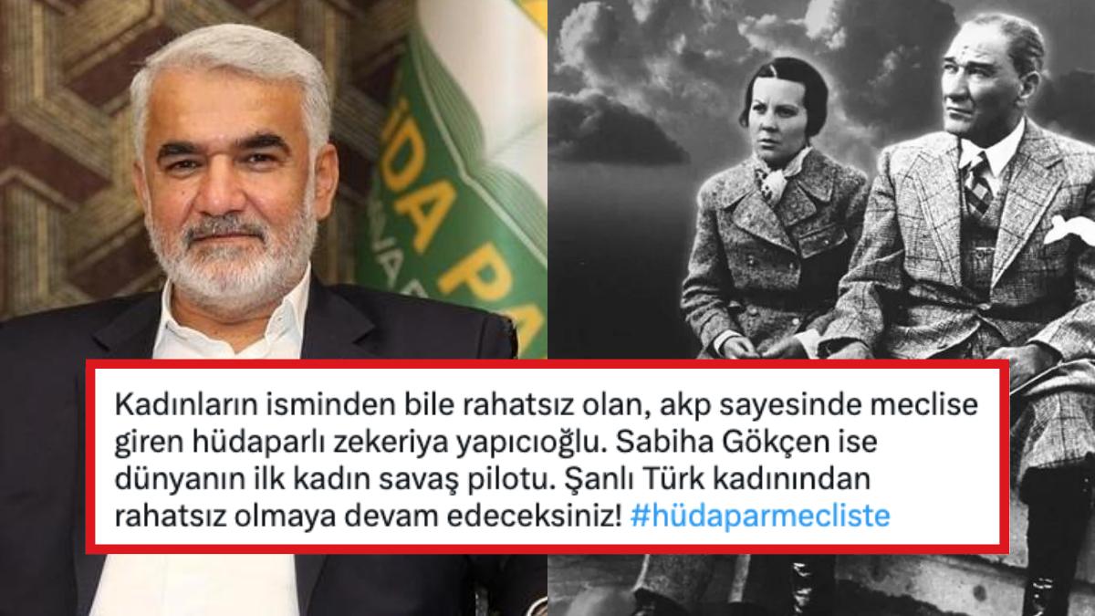 HÜDA-PAR’lı Zekeriya Yapıcıoğlu’nun Birinci Bayan Savaş Pilotu Sabiha Gökçen Hakkındaki Kelamları Tekrar Gündemde!