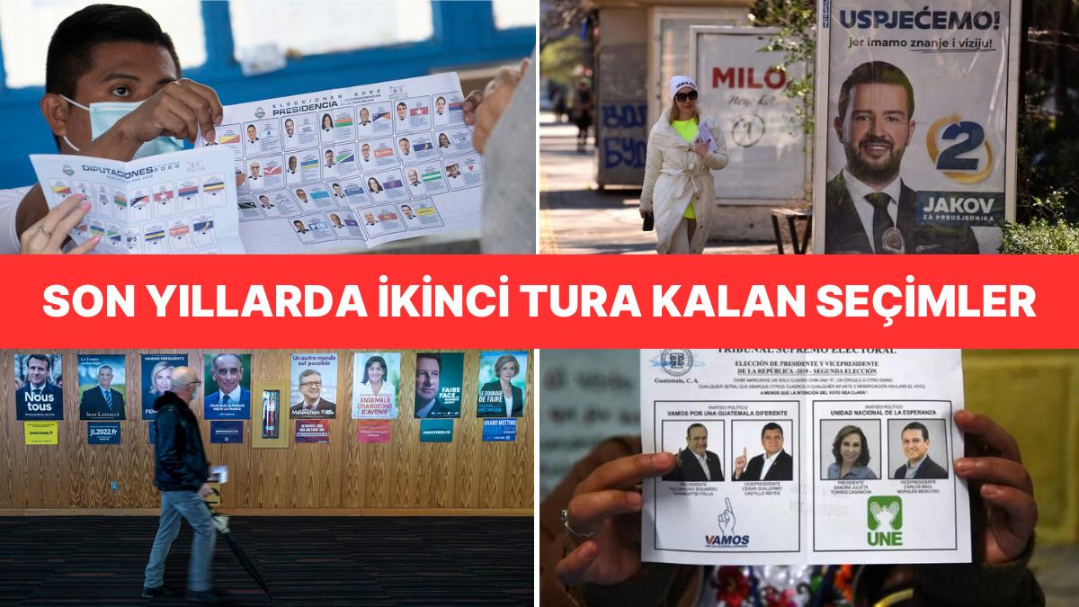 İkinci Tipe Kalan Seçimler Nasıl Sonuçlandı? Dünyada İkinci Cinse Kalan Seçimlerden Birtakım Örnekler