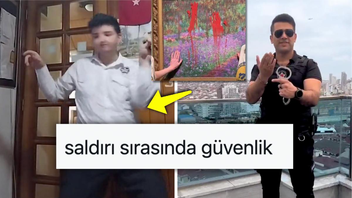 İklim Aktivistlerinin Elini Kolunu Sallayarak Monet'nin Tablosunu Boyamasına Güldüren Yorumlar Gecikmedi