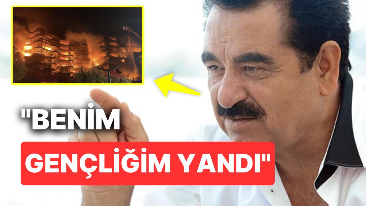 İzmir'deki Konutu Cayır Cayır Yanan İbrahim Tatlıses'ten Site Sahiplerine Yürek Burkan Yakarış