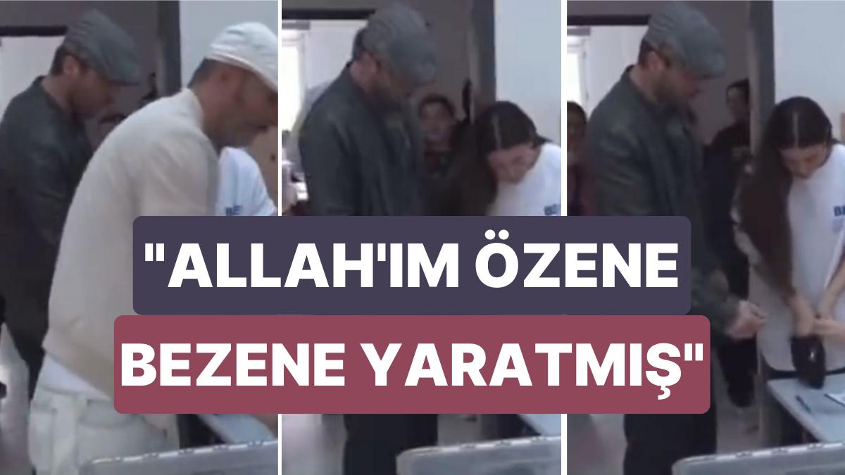 Kıvanç Tatlıtuğ Oy Kullanırken Sırada Bekleyen Bir Bayan "Allah'ım İhtimama Bezene Yaratmış" Dedi