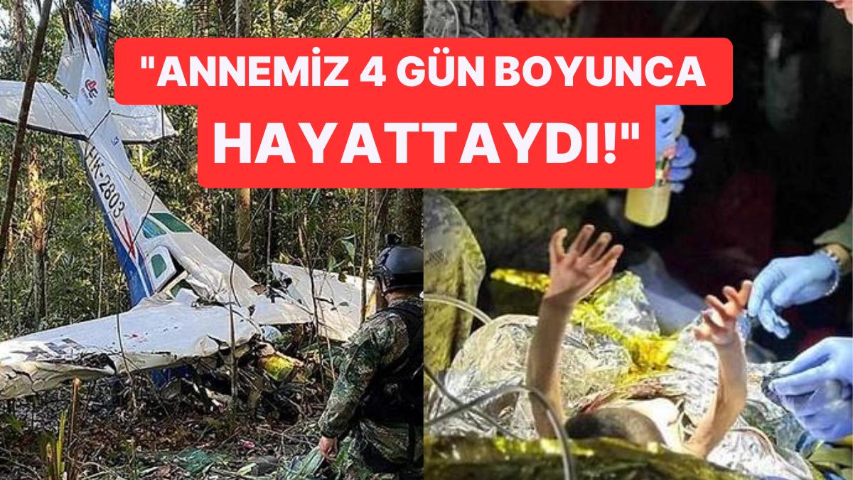 Kolombiya'daki Uçak Kazasından Günler Sonra Sağ Kurturulan 4 Çocuktan Yürek Burkan Açıklama