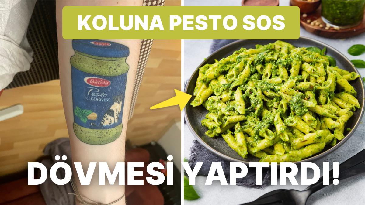 Koluna Hazır Pesto Sosu Dövmesi Yaptıran Twitter Kullanıcısı Toplumsal Medyanın Lisanına Düştü!