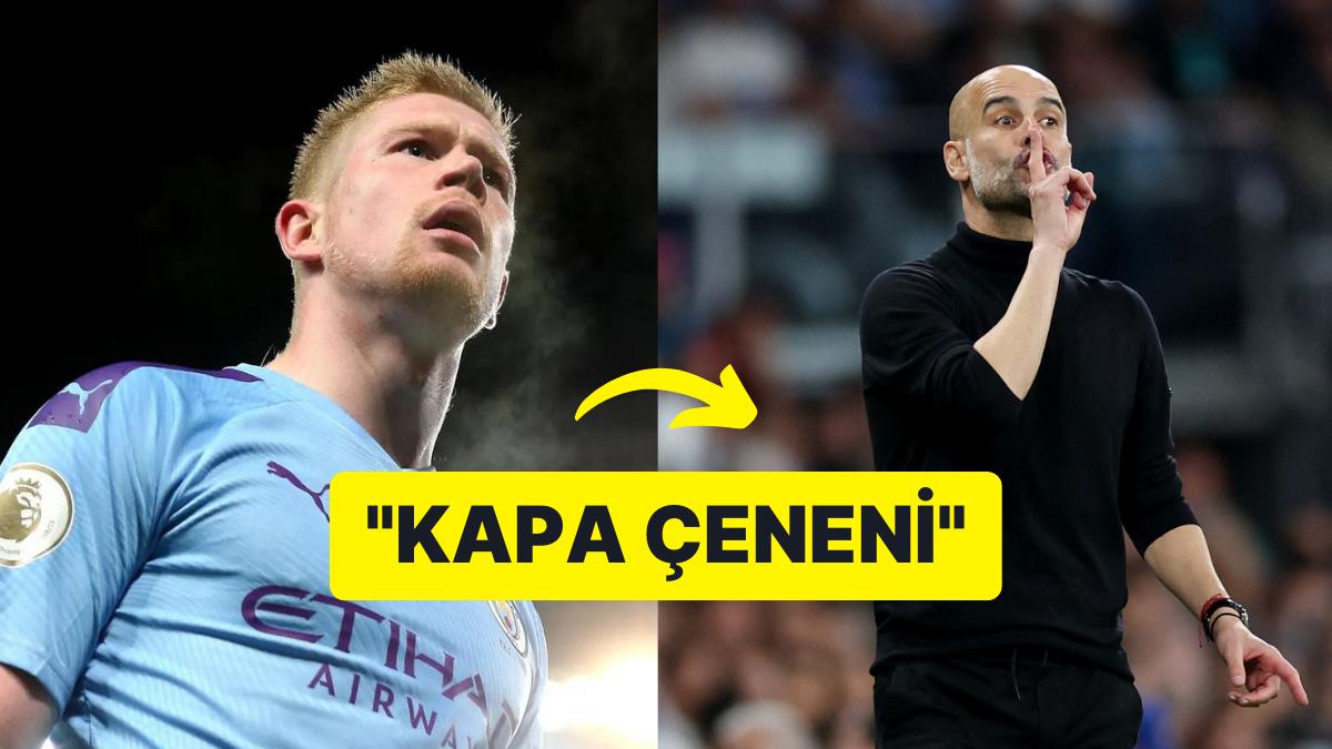 Küplere Bindi! Guardiola, De Bruyne'ye Ne Yapması Gerektiğini Söyleyince İkili Ortasında Tansiyon Yaşandı