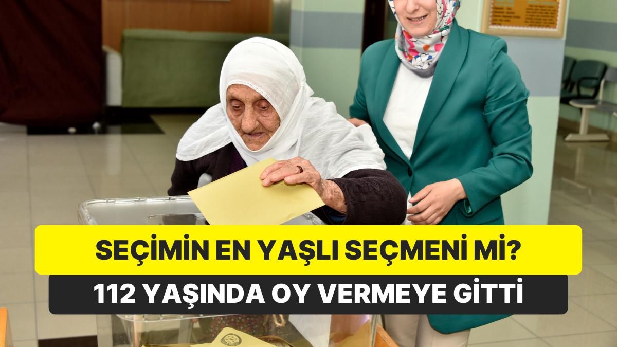 Seçimin En Yaşlı Seçmeni mi? Sandığa Yürüyerek Gitti