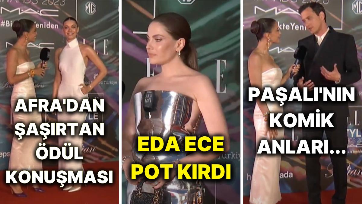 Skandalların Eksik Olmadığı Elle Style Awards Gecesi'nden Ünlülerimizin Beyin Yakan Anları