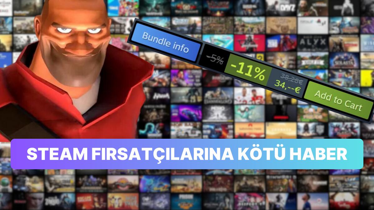 Steam'de Yeni Devir: Oyunların Son 30 Gündeki En Düşük Fiyatlarını Gösterecek