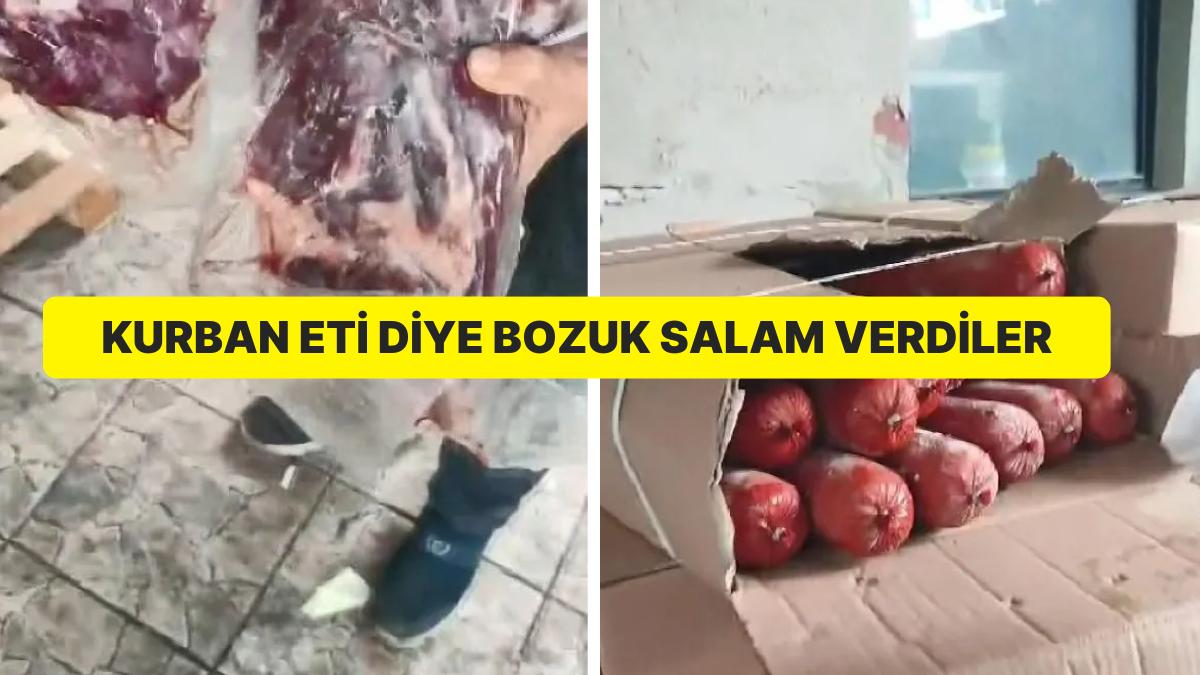 Halk Sıhhatiyle Bu türlü Oynadılar: Kurban Eti Diye Bozuk Etleri Verdiler