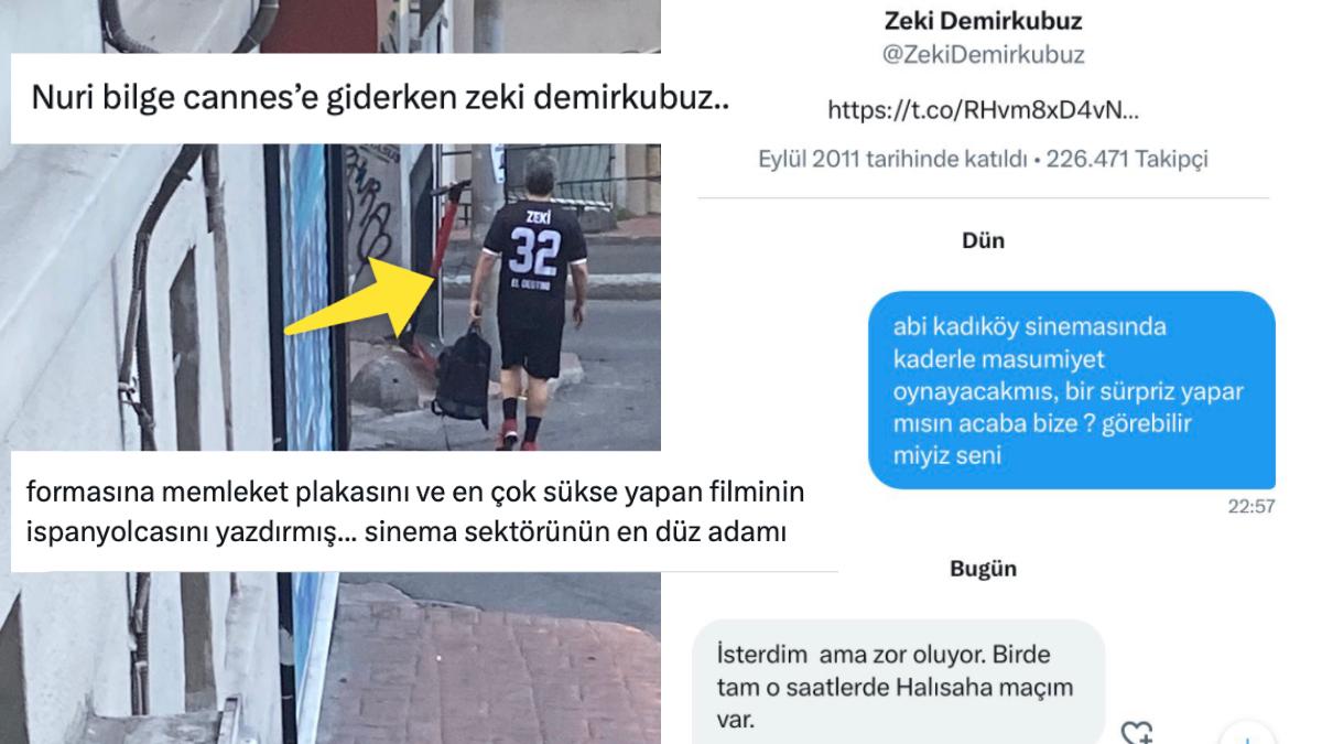 Sinema İzlemeye Çağıran Hayranını "Halı Saha Maçım Var" Diyerek Reddeden Zeki Demirkubuz'a Gelen Efsane Yansılar