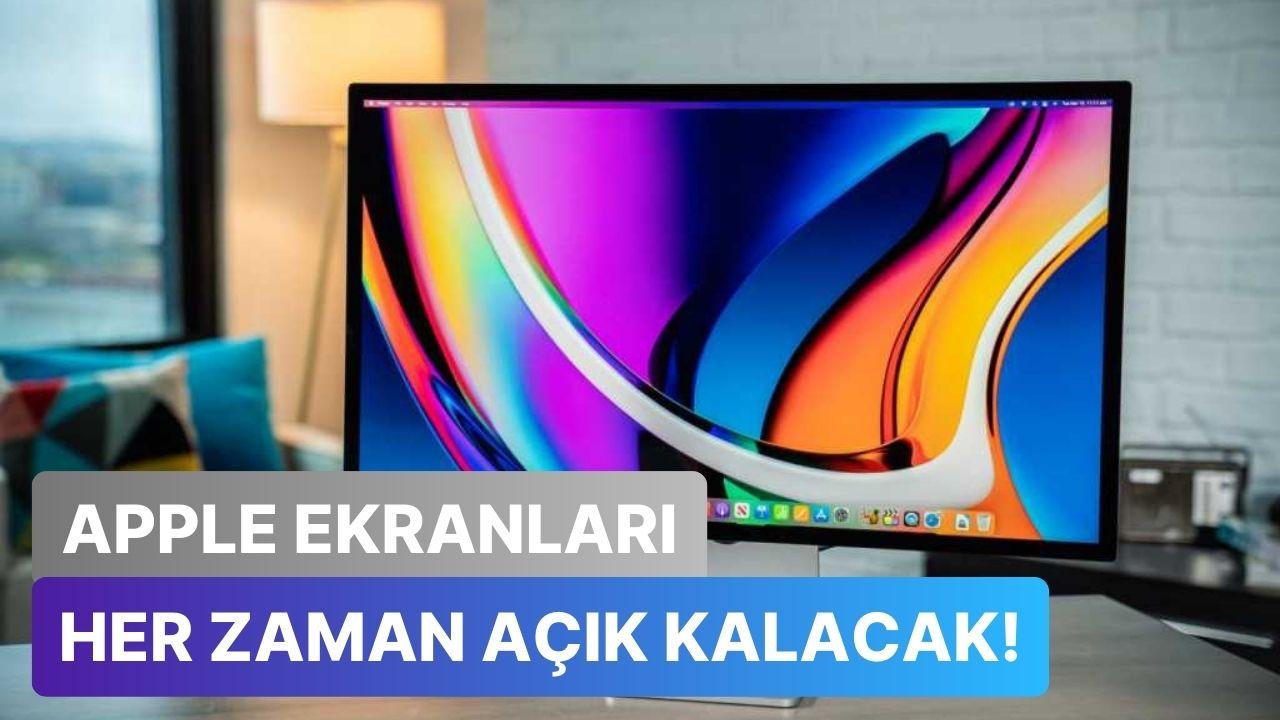 Telefonların Akabinde Bilgisayar Ekranları da Akıllanıyor: Yeni Apple Monitörleri Kapalıyken de Çalışabilecek