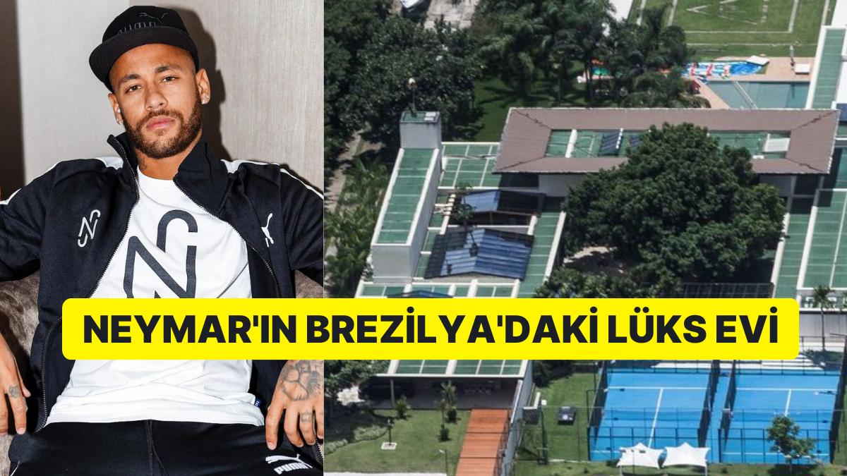 Adeta Spor Kompleksi! Neymar, Rio de Janeiro'daki Lüks Konutunu Paylaştı