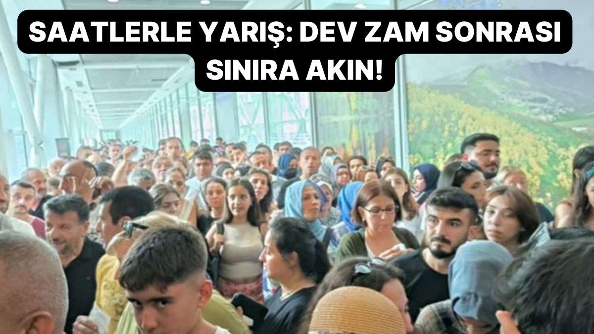 Vergi Artırımını Duyan Hudut Kapılarına Koştu: Rekor Yoğunluk Yaşandı