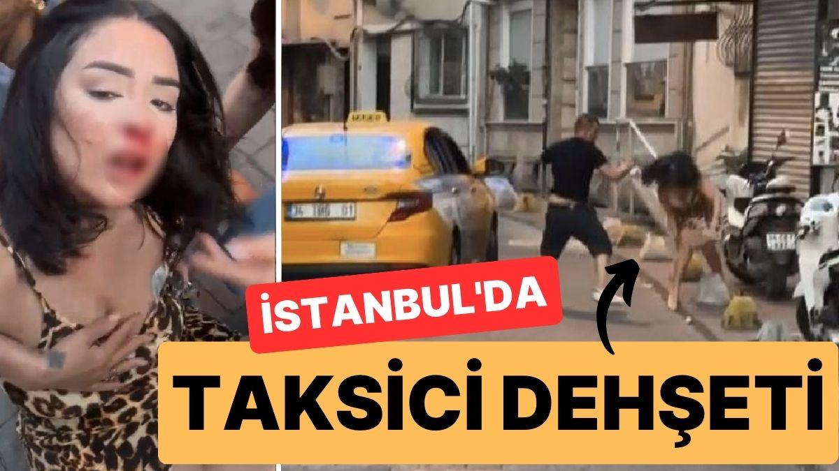 Beyoğlu’nda Taksici Dehşeti: Genç Bayanı Sokak Ortasında Darbetti