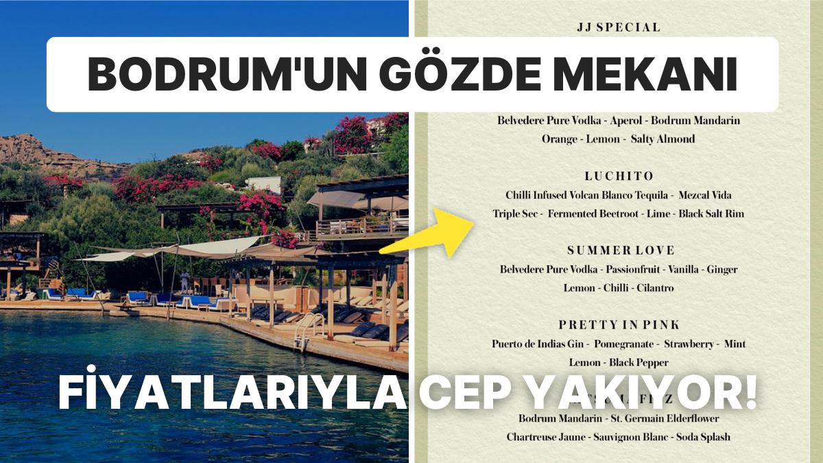 Bodrum Maça Kızı'ndaki Bir Kilo Etten Değerli Olan Kokteyl Fiyatları Toplumsal Medyanın Gündemine Oturdu!