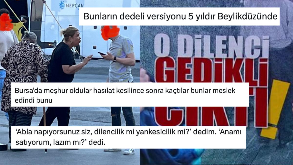 Bu Dolandırıcılara Dikkat! İstanbul'un Başka Noktalarında Dilenen Şahısları Twitter Kullanıcıları İfşa Etti!