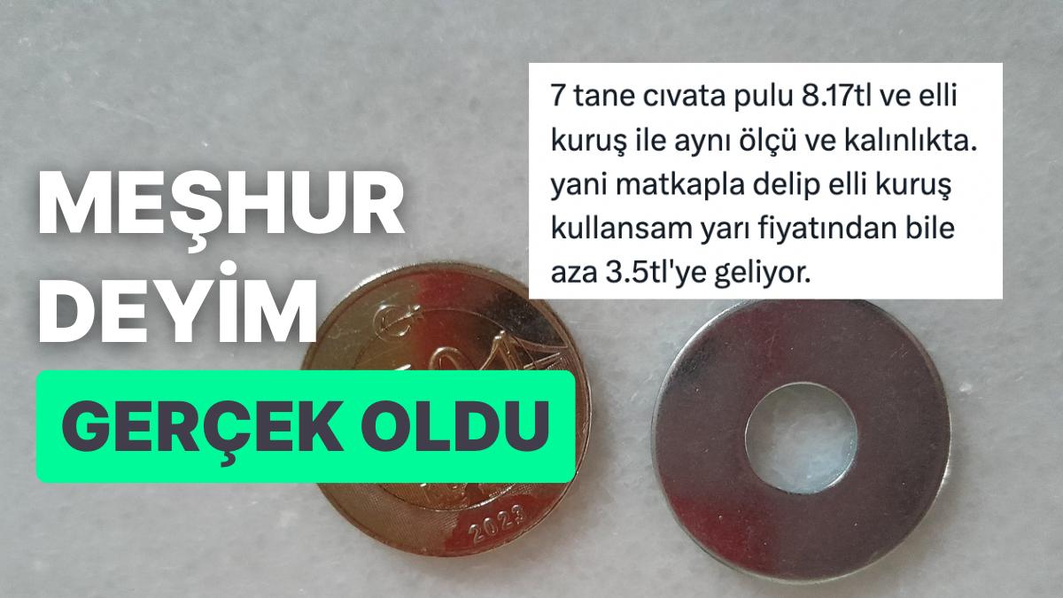 Bu Sefer Hakikaten Pul Oldu! 50 Kuruşların Yapı Marketlerde Satılan Pullardan Daha Ucuz Olması Viral Oldu