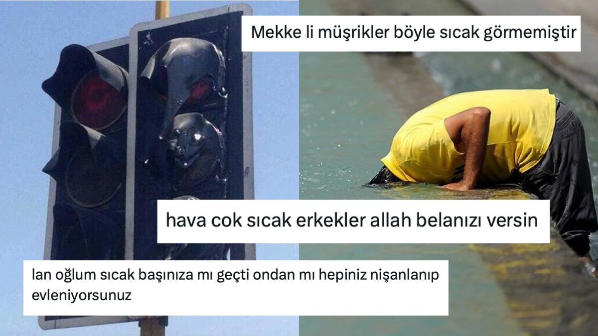 Çok Sıcak Havaya İsyan Eden Yurdum Beşerinin Toplumsal Medyada Paylaştığı Birbirinden Yaratıcı Tweetler