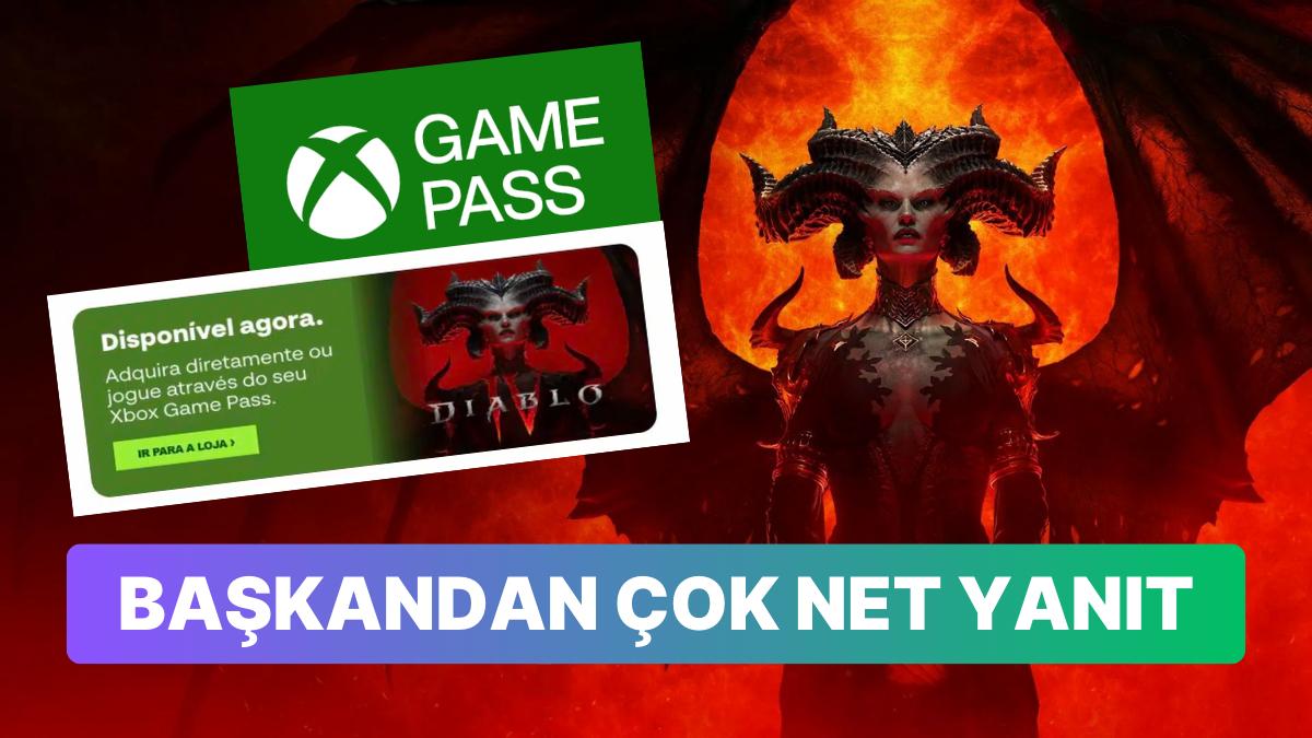 Diablo 4 İçin Umutlandıran Game Pass Haberlerine Blizzard Cephesinden Üzen Karşılık