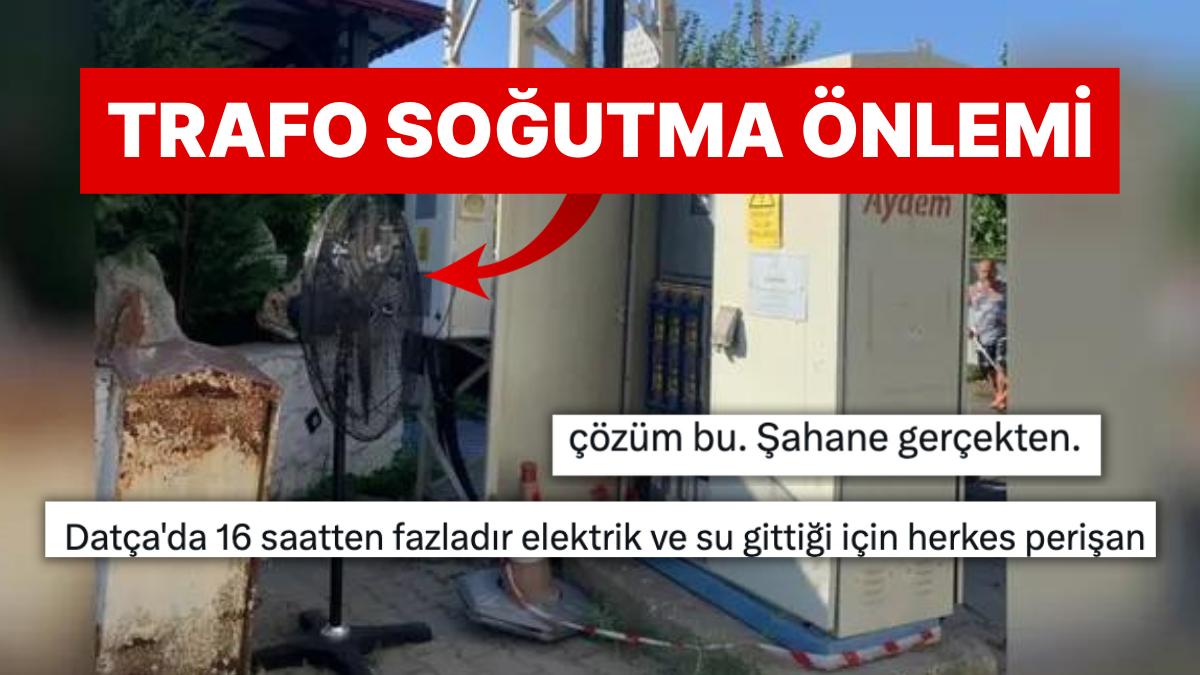 Elektriksiz Kalan Datça'da Trafolara Soğutma Tedbiri: Vantilatör