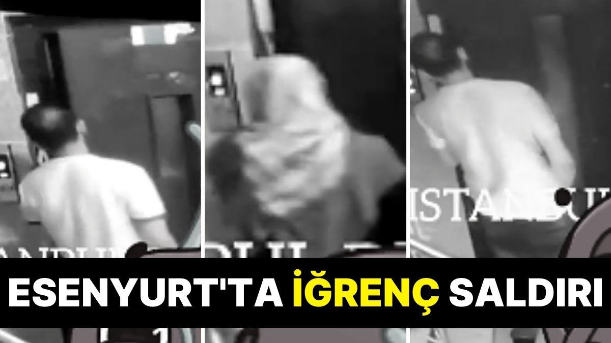 Esenyurt'ta İğrenç Akın: Yaşlı Bayanı Asansöre Binerken Sıkıştırdı!