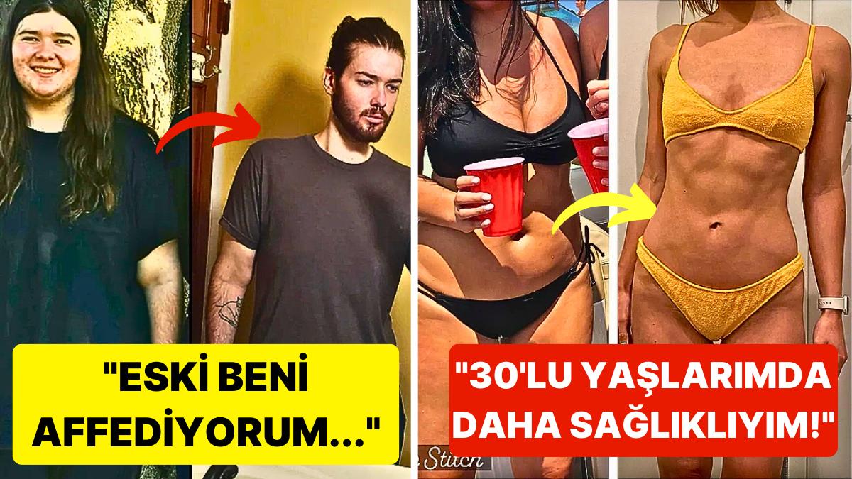 Kilo Vererek Bedenlerini ve Hayatlarını Külliyen Değiştiren Şahıslardan Hepimizi Dumur Eden 15 Fotoğraf