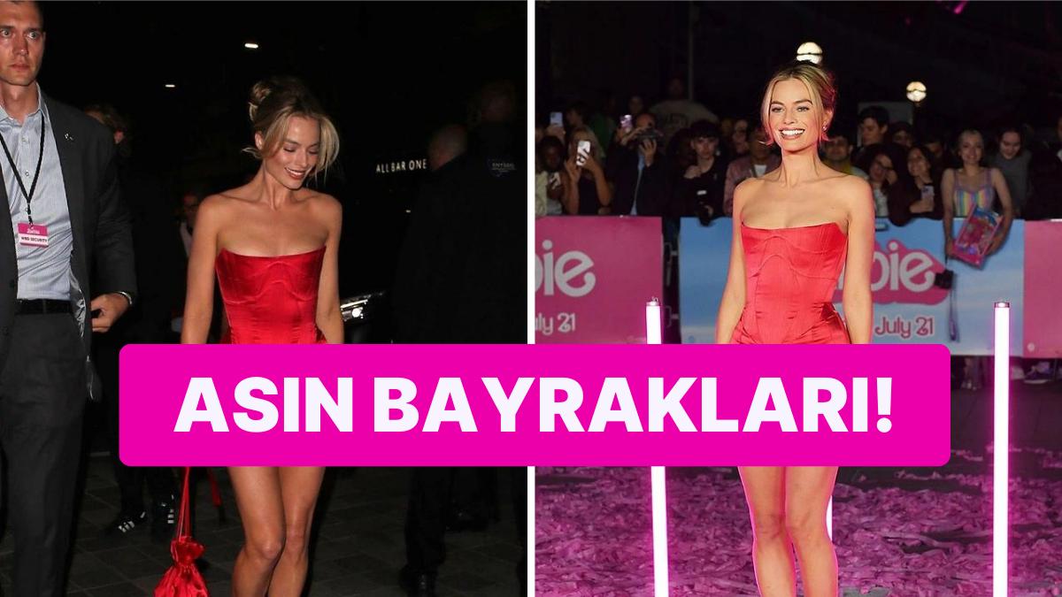 Margot Robbie, 'Barbie' Sinemasının Gala Gecesinde Dilara Fındıkoğlu İmzalı Elbisesiyle Ortalığı Yaktı