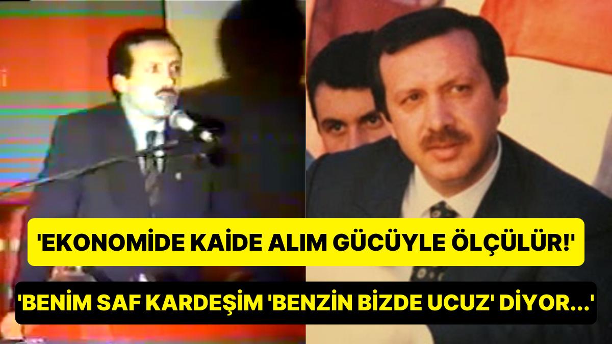 'Saf Olma Kendine Gel': Erdoğan'ın 1989'da Yaptığı 'Akaryakıt Mukayesesi' Eleştirisi Tekrar Gündeme Geldi!