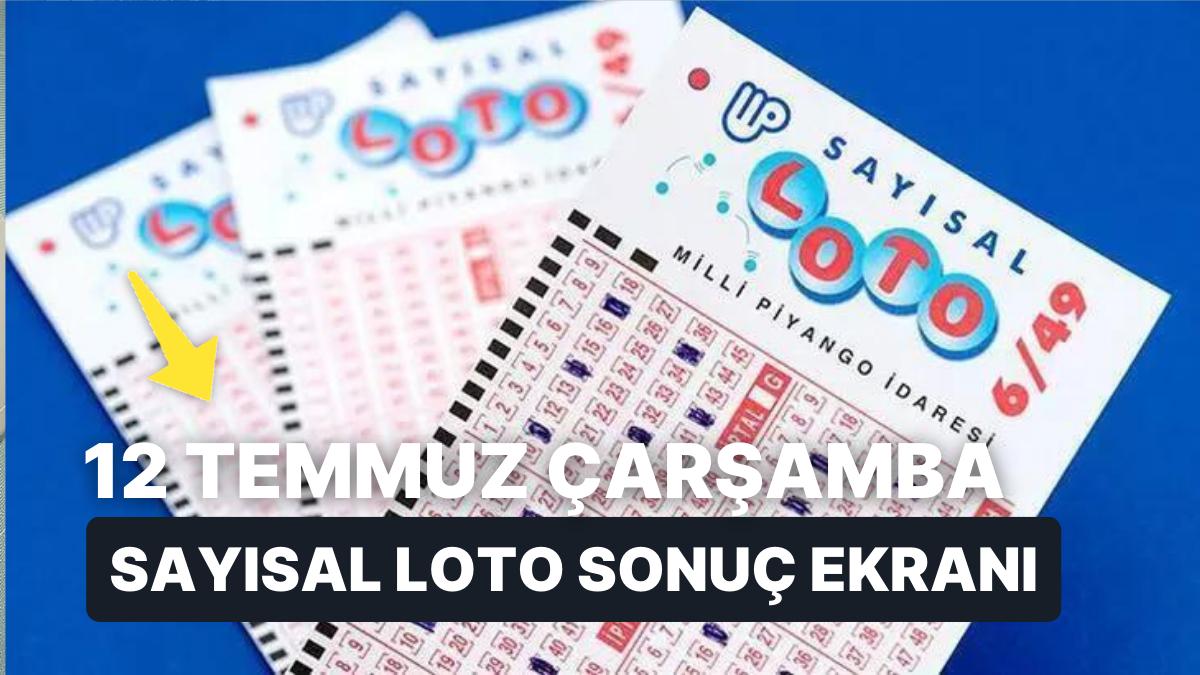 Sayısal Loto Sonuçları Açıklandı: 12 Temmuz Çarşamba Çılgın Sayısal Loto Sonuçları ve Kazandıran Numaralar