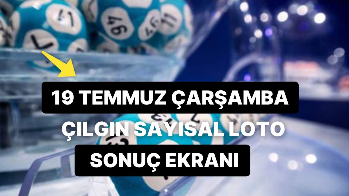 Sayısal Loto Sonuçları Açıklandı: 19 Temmuz Çarşamba Çılgın Sayısal Loto Sonuçları ve Kazandıran Numaralar