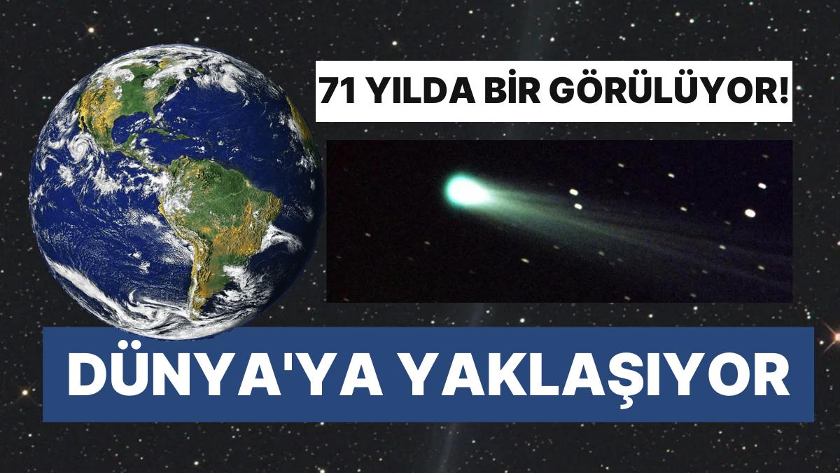 71 Yılda Bir Görülüyor: 12P Kuyruklu Yıldızı Dünya'ya Yaklaşıyor