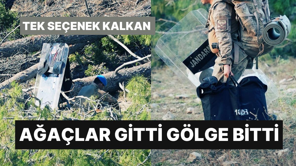 Akbelen'den 'Manidar' Kareler: Jandarmanın Gölge Bulma Eforu