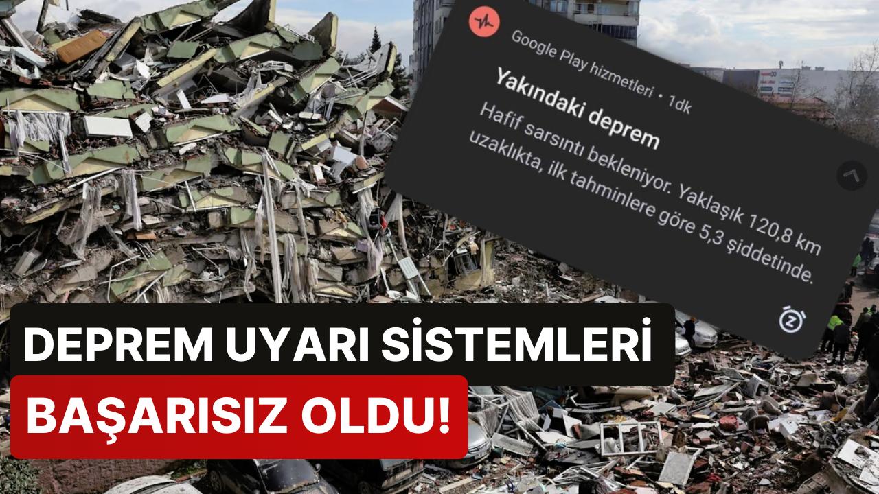 Android Aygıtlarda Bulunan Zelzele İhtar Sistemi, Türkiye'deki Afetlerde Sınıfta Kaldı!