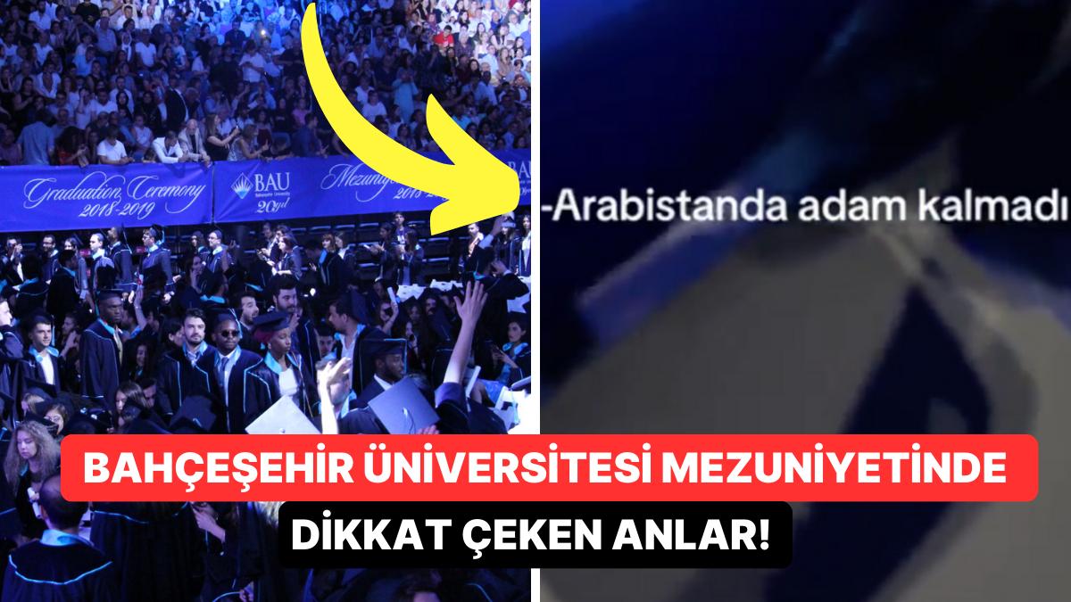 Bahçeşehir Üniversitesi'nin Mezuniyetinde Art Geriye Sıralanan Yabancı Asıllı Mezun İsimleri Dikkat Çekti!