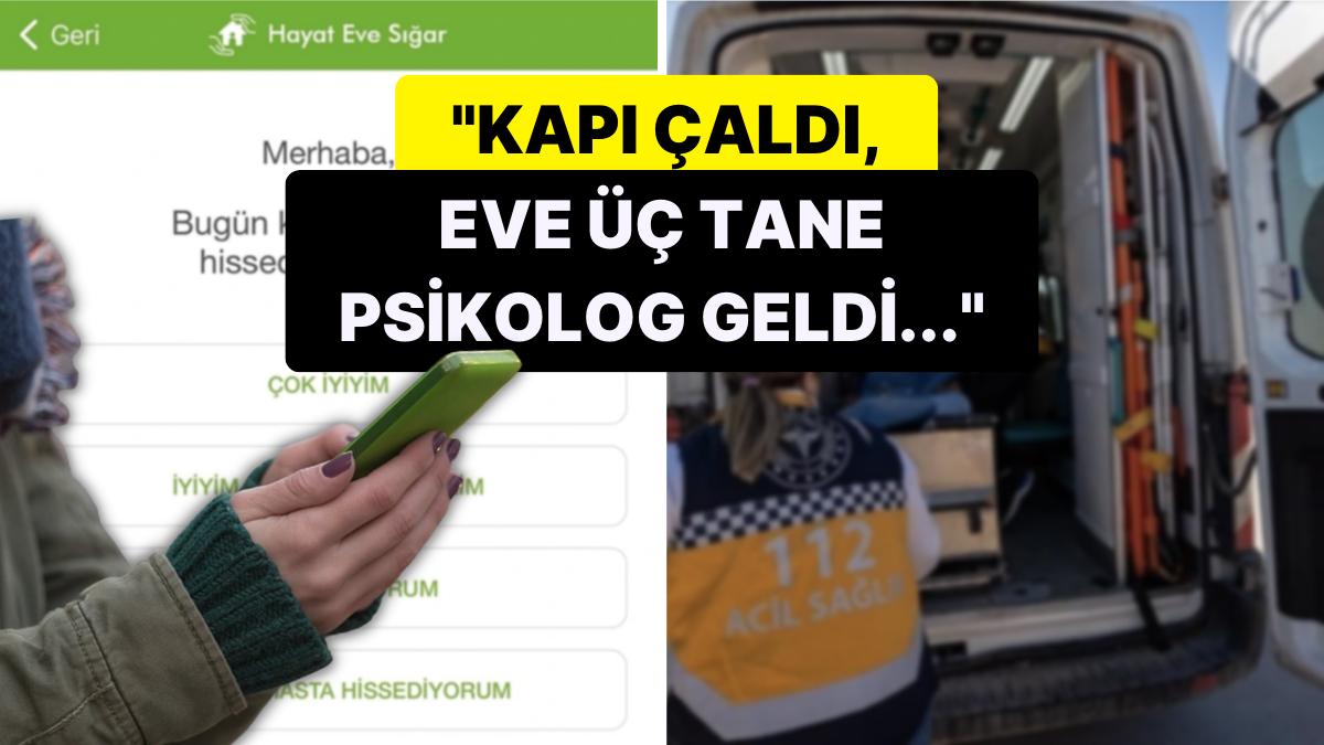 Bir Vatandaş Uygulamadan Daima "İyi Hissetmiyorum" Seçeneğine Tıklayınca Sıhhat Bakanlığı Harekete Geçti