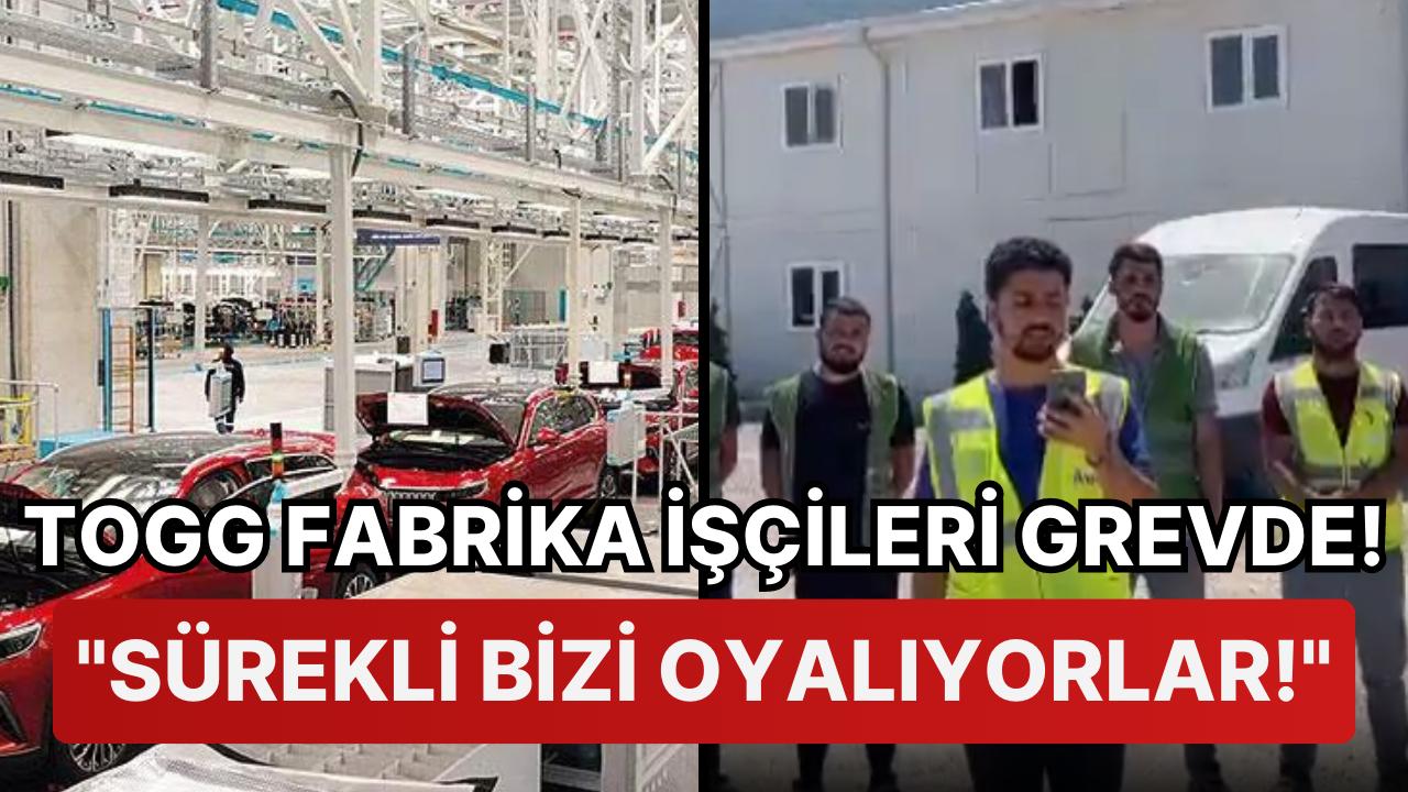 Bursa'daki TOGG Fabrikasında İki Aydır Maaşları Ödenmeyen İnşaat Emekçileri Greve Başladı!