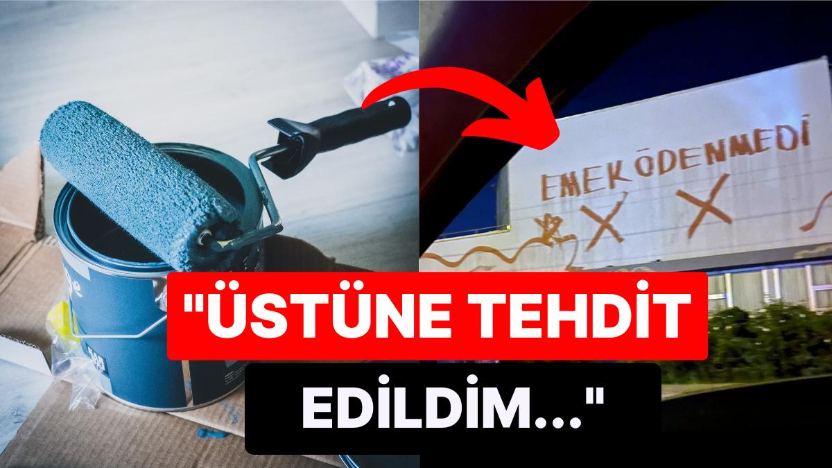 Fiyatı Ödenmeyen Boya Ustası, Düğün Salonunun Duvarına "Emek Ödenmedi" Yazdı